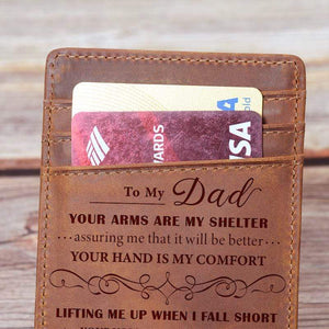 Son To Dad- Shelter - Money Clip Wallet