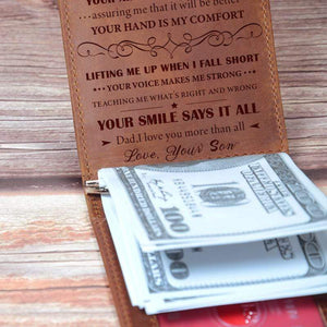 Son To Dad- Shelter - Money Clip Wallet