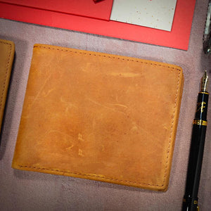 To My Husband - Never Forget That I Love You - Genuine Leather Wallet