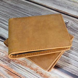 Dad To Son - Genuine Premium Leather Card Wallet