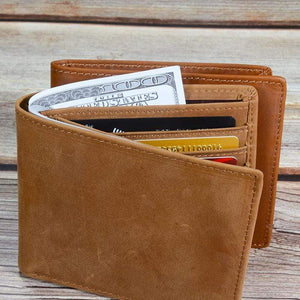 Mom To Son - Genuine Premium Leather Card Wallet