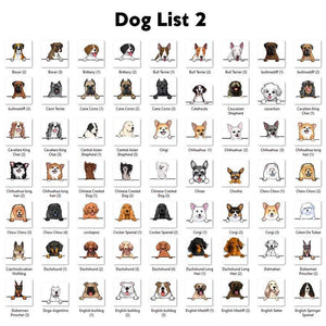 Dogs Welcome Door Hanger, Door Hanger, Best Gift for Dog Lover (Multiple Dogs) - Cut Metal Sign