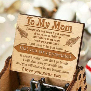 Son To Mom - You Will Always Be My Loving Mom- Engraved Music Box