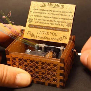 Son To Mom - You Will Always Be My Loving Mom- Engraved Music Box