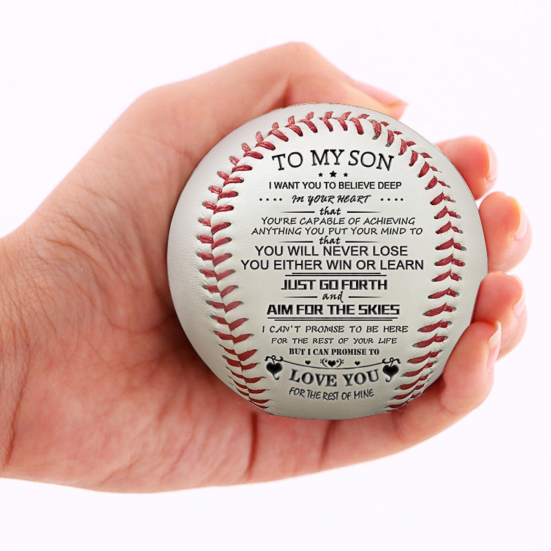 To My Son - Baseball- Never Lose