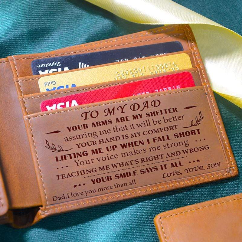 Son To Dad - Shelter - Genuine Leather Wallet