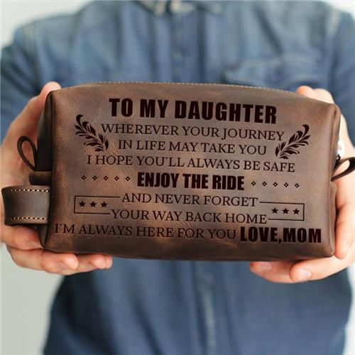 Mom To Daughter - Enjoy The Ride - Toiletry Bag