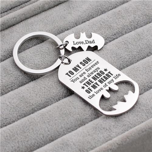 Dad To Son - You Are My Hero - Sweet Keychain