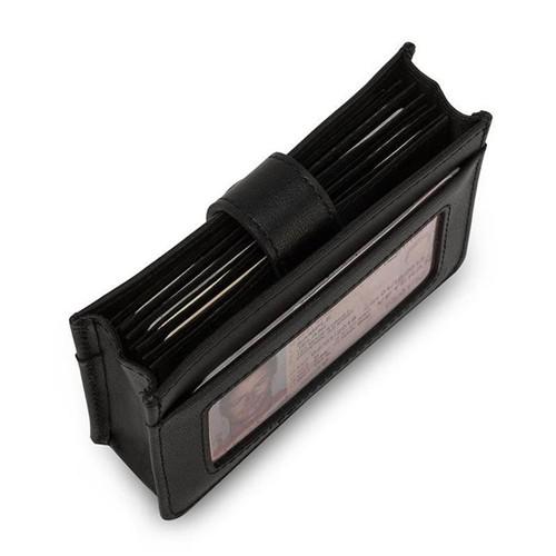 Mom To Son - Enjoy The Ride - RFID Blocking Genuine Leather Card Holder