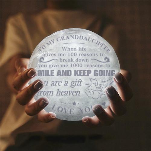 To My Granddaughter - You Are A Gift From Heaven - Moon Light