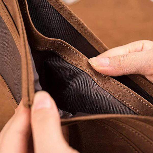 To My GrandSon - Genuine Premium Leather Card Wallet