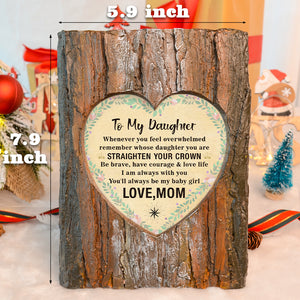Mom To Daughter - Straighten Your Crown - Photo Frame