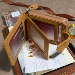 Dad To Son - Never Lose - Card Holder Zipper Wallet