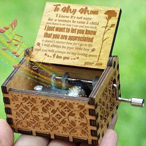 Son To Mom - You Will Always Be My Loving Mom- Engraved Music Box